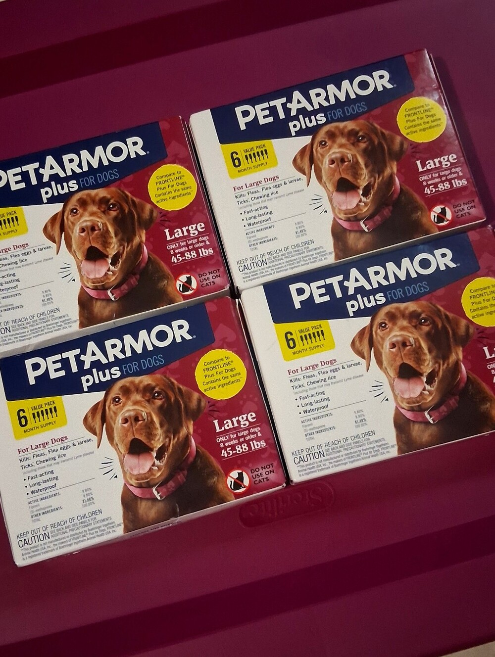PetArmor Plus Flea and Tick Prevention for Dogs 45-88 lbs 24 Month Supply
